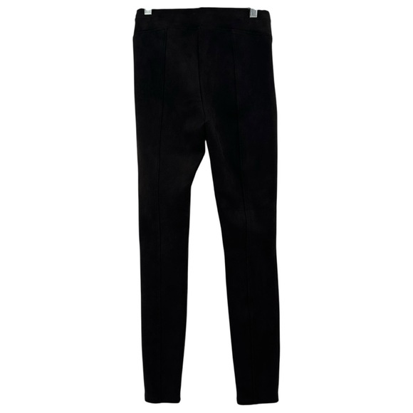 Spanx Faux Suede Dark Chocolate Brown Leggings Size XS Fall Staple - Picture 3 of 6